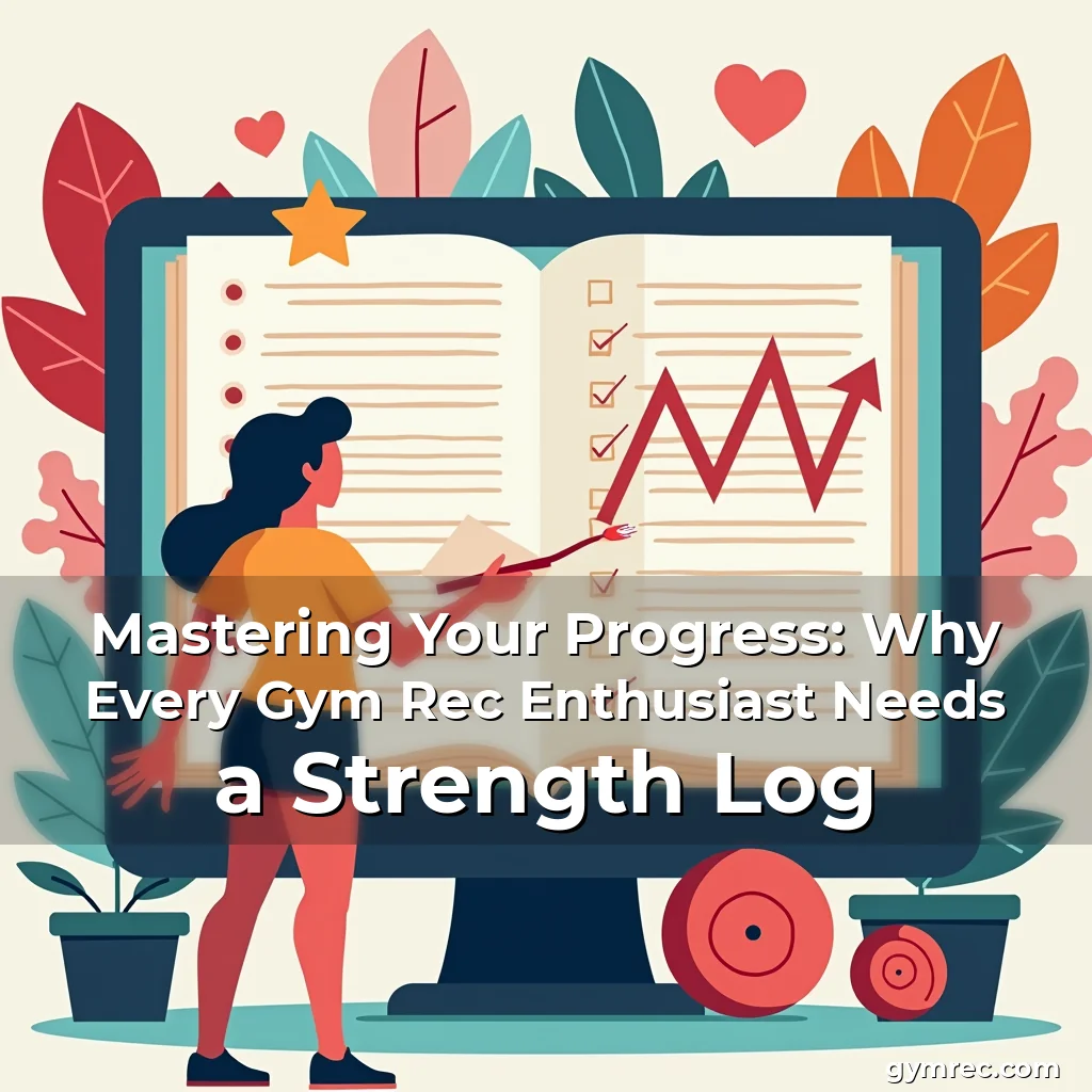 Read more about the article Mastering Your Progress: Why Every Gym Rec Enthusiast Needs a Strength Log