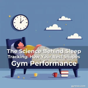 Artistic representation for The Science Behind Sleep Tracking: How Your Rest Shapes Gym Performance