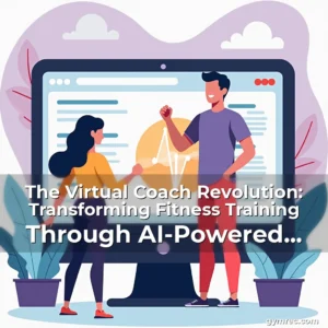Artistic representation for The Virtual Coach Revolution: Transforming Fitness Training Through AI-Powered Personalization