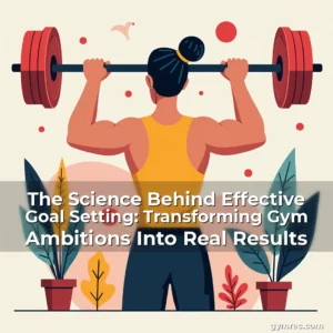 Artistic representation for The Science Behind Effective Goal Setting: Transforming Gym Ambitions Into Real Results